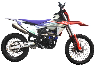 K26-NB300 Off Road Dirt Bike 2023 Нов лилав и червен